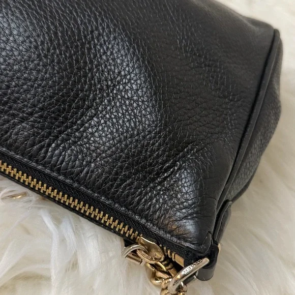 Coach Luxury Pebble Leather Convertible Crossbody Handbag Purse#F3666 - Picture 11 of 13